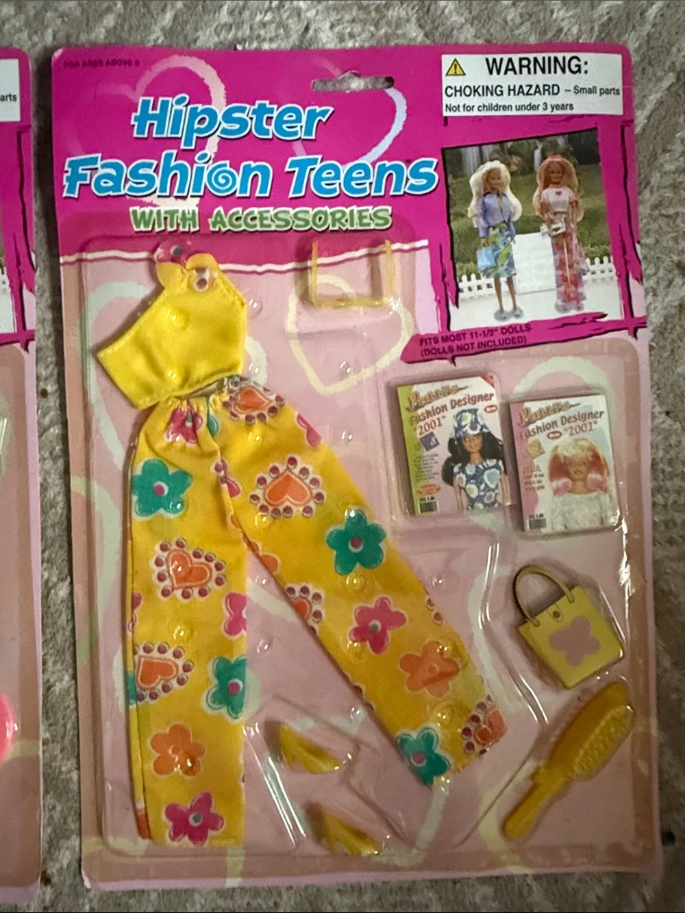 SEALED VINTAGE Doll Outfit/clothes Sets- BARBIE SIZE- HIPSTER FASHION TEENS
